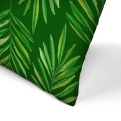 Bali Palm Frnds By Modern Tropical Throw Pillow - Americanflat