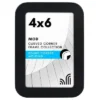 Americanflat 4x6 Picture Frame With Round Corner Molding - Mod Collection - Black Photo Frame With Shatter-Resistant Glass