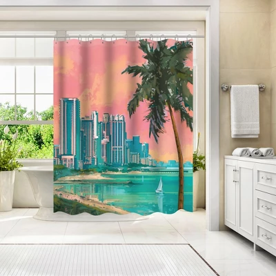 Americanflat 71" X 74" Shower Curtain Style 3 By Anderson Design Group 3 Americanflat 71" X 74" Shower Curtain Style 3 By Anderson Design Group