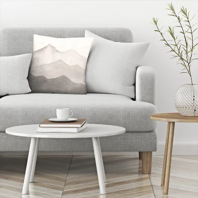 Americanflat Devons Ascent Warm 3 Throw Pillow By Leah Graw 4 Americanflat Devons Ascent Warm 3 Throw Pillow By Leah Graw - Image 2