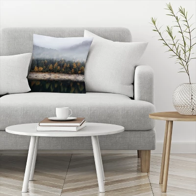 Fall Forest By Tanya Shumkina Throw Pillow - Americanflat 4 Fall Forest By Tanya Shumkina Throw Pillow - Americanflat - Image 2