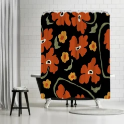 Americanflat 71x74 Floral & Botanical Shower Curtain By Miho Art Studio -Americanflat GUEST 0bc47c0c 5d39 458b ab49 f61cdf37bac4