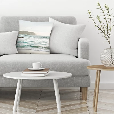 Surfing At Golden Hour By Tanya Shumkina Throw Pillow - Americanflat 3 Surfing At Golden Hour By Tanya Shumkina Throw Pillow - Americanflat - Image 2