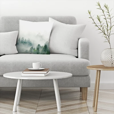 Nordic Forest Poster By Tanya Shumkina Throw Pillow - Americanflat 4 Nordic Forest Poster By Tanya Shumkina Throw Pillow - Americanflat - Image 2