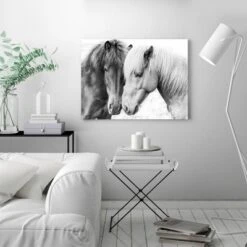 Americanflat Horse Love By Sisi And Seb Unframed Canvas Wall Art