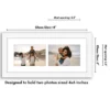 Americanflat 4x6 Double Picture Frame - Fits Two 4x6 Photos Or Use As One 6x14 Frame -- Collage Frames For Tabletop And Wall Display - White 2 Americanflat 4x6 Double Picture Frame - Fits Two 4x6 Photos Or Use As One 6x14 Frame -- Collage Frames For Tabletop And Wall Display - White -Americanflat GUEST 0ff89156 3c7b 4b22 93db 02afe96d3711