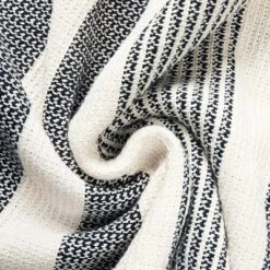 Americanflat Striped Throw Blanket For Couch In Black And White 50" X 60" - All Seasons Lightweight Cozy Soft Blankets & Throws For Bed And Sofa -Americanflat GUEST 1045e787 18c1 496e a823 64d3628d4cf4
