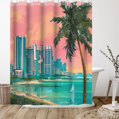 Americanflat 71" X 74" Shower Curtain Style 3 By Anderson Design Group 4 Americanflat 71" X 74" Shower Curtain Style 3 By Anderson Design Group - Image 2