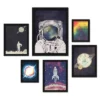 (Set Of 6) Framed Prints Gallery Wall Art Set Outer Space Astronaut By Tracie Andrews - Americanflat -Americanflat GUEST 126ca67e 133c 4239 a5a8 066164c6b59d