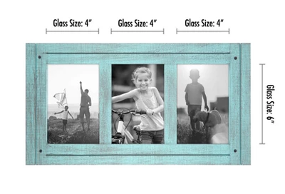 Americanflat Rustic Collage Picture Frame With Polished Glass - Horizontal And Vertical Formats For Wall And Tabletop 2 Americanflat Rustic Collage Picture Frame With Polished Glass - Horizontal And Vertical Formats For Wall And Tabletop