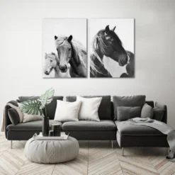 (Set Of 2) Wild Horses By LILA + LOLA Wall Art Set - Americanflat -Americanflat GUEST 138c6802 1f31 466e be0a b04ccbf83330
