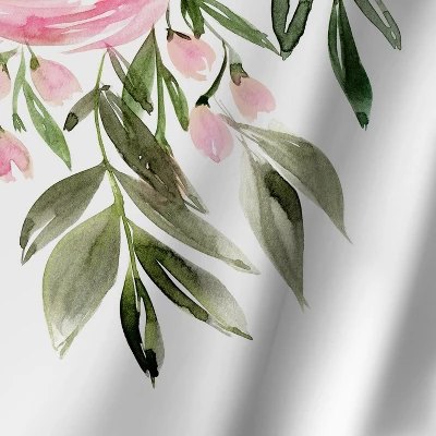 Watercolor Ranunculus In Pink By Blursbyai Wall Tapestry - Americanflat 3 Watercolor Ranunculus In Pink By Blursbyai Wall Tapestry - Americanflat - Image 2