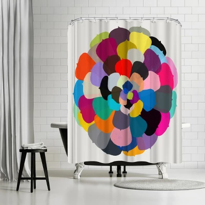 Americanflat 71X74 Abstract Shower Curtain By The Print Republic 21 Americanflat 71X74 Abstract Shower Curtain By The Print Republic - Image 19