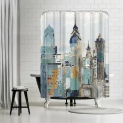 Americanflat 71" X 74" Shower Curtain Style 6 By PI Creative Art - Available In Variety Of Styles -Americanflat GUEST 1b3f449f 0d65 4f51 b3c9 bfdbab5a9f32