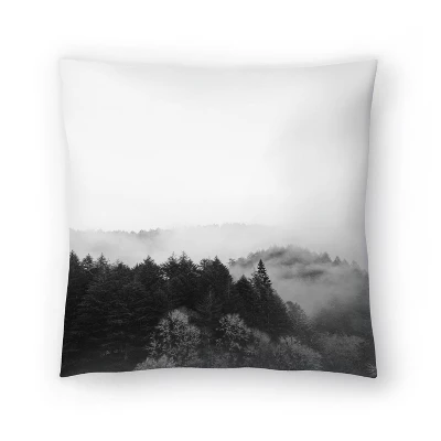 Black And White Foggy Nature By Tanya Shumkina Throw Pillow - Americanflat 6 Black And White Foggy Nature By Tanya Shumkina Throw Pillow - Americanflat - Image 4