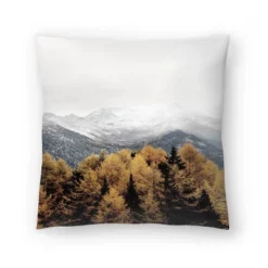 Snowy Mountain By Tanya Shumkina Throw Pillow - Americanflat -Americanflat GUEST 1ccf4c7c e70b 41dd bf5f 534ddaf8f7ee