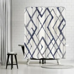 Americanflat 71X74 Abstract Shower Curtain By Pi Creative Art -Americanflat GUEST 1dcbc218 f70a 4e1b ad74 d9a57ca7f77e