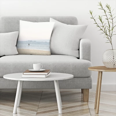 Sunset Over Beach By Tanya Shumkina Throw Pillow - Americanflat 4 Sunset Over Beach By Tanya Shumkina Throw Pillow - Americanflat - Image 2