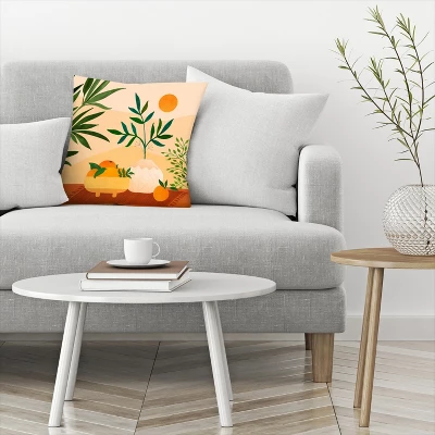 Boho Summer Throw Pillow By Modern Tropical - Americanflat 4 Boho Summer Throw Pillow By Modern Tropical - Americanflat - Image 2