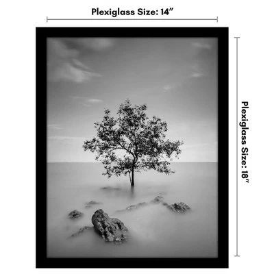 Americanflat 14x18 Picture Frame - Black Picture Frame - Wide Photo Frames Made Of Engineered Wood - Epic Collection - Black 3 Americanflat 14x18 Picture Frame - Black Picture Frame - Wide Photo Frames Made Of Engineered Wood - Epic Collection - Black