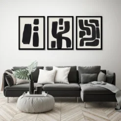 (Set Of 3) Triptych Wall Art Ink Mazes By Ejaaz Haniff - Set Of 3 Framed Prints - Americanflat 7 (Set Of 3) Triptych Wall Art Ink Mazes By Ejaaz Haniff - Set Of 3 Framed Prints - Americanflat -Americanflat GUEST 209c4361 4b82 4378 bd62 3a55ba3ad359