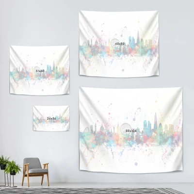 London England Skyline By Michael Tompsett Wall Tapestry - Americanflat 4 London England Skyline By Michael Tompsett Wall Tapestry - Americanflat - Image 2