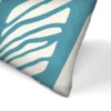 Abstract Banana Leaf Blue By Modern Tropical Throw Pillow - Americanflat -Americanflat GUEST 25850443 9b50 46ef be6c 287379187ea9