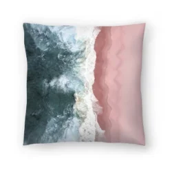 Pink Ocean Beach Top View By Tanya Shumkina Throw Pillow - Americanflat 10 Pink Ocean Beach Top View By Tanya Shumkina Throw Pillow - Americanflat -Americanflat GUEST 267befed 4b4a 43f3 b2fa 8b2807eda967