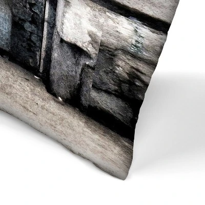 Vintage Door In Blue By Tanya Shumkina Throw Pillow - Americanflat 3 Vintage Door In Blue By Tanya Shumkina Throw Pillow - Americanflat