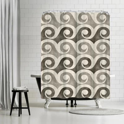Americanflat 71" X 74" Shower Curtain Neutral Styles By Modern Tropical 9 Americanflat 71" X 74" Shower Curtain Neutral Styles By Modern Tropical - Image 7