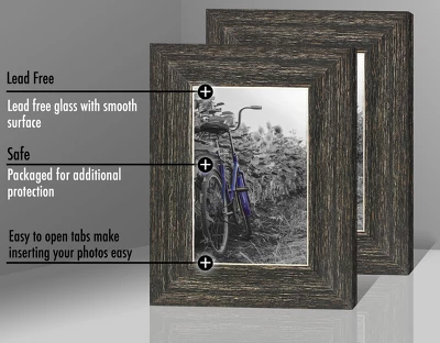 Americanflat 2 Pack Picture Frame With Polished Glass - Available In A Variety Of Sizes And Colors 5 Americanflat 2 Pack Picture Frame With Polished Glass - Available In A Variety Of Sizes And Colors - Image 3