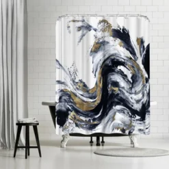 Americanflat 71" X 74" Shower Curtain Style 3 By PI Creative Art - Available In Variety Of Styles -Americanflat GUEST 29bb5a32 254c 4d4c 87e2 0c491f41e5e1