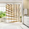 Americanflat 71" X 74" Shower Curtain, Gold Palm Leaf By Modern Tropical 2 Americanflat 71" X 74" Shower Curtain, Gold Palm Leaf By Modern Tropical -Americanflat GUEST 2baad4a9 ba45 41a6 b7ef 20bdcd810c8a