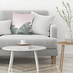 Blush Pink Tropical Leaves By Tanya Shumkina Throw Pillow - Americanflat 10 Blush Pink Tropical Leaves By Tanya Shumkina Throw Pillow - Americanflat -Americanflat GUEST 2ddb0729 9c06 4726 bd0a b222d56ce5bd