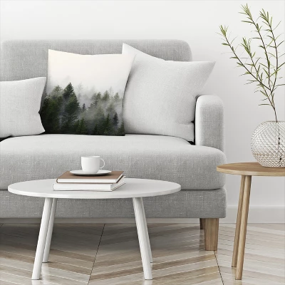Foggy Autumn By Tanya Shumkina Throw Pillow - Americanflat 4 Foggy Autumn By Tanya Shumkina Throw Pillow - Americanflat - Image 2