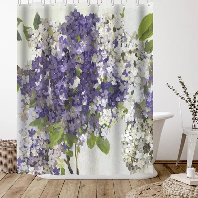 Americanflat 71" X 74" Shower Curtain Style 14 By PI Creative Art - Available In Variety Of Styles 4 Americanflat 71" X 74" Shower Curtain Style 14 By PI Creative Art - Available In Variety Of Styles - Image 2