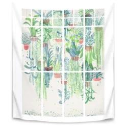 Americanflat Winter In Glasshouses 2 By David Fleck Wall Tapestry -Americanflat GUEST 3186dbd5 0db2 4b0e b139 15aff42a7b3a