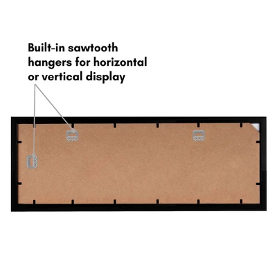 Americanflat 8x24 Picture Frame In Black - Composite Wood With Shatter Resistant Glass - Horizontal And Vertical Formats For Wall 6 Americanflat 8x24 Picture Frame In Black - Composite Wood With Shatter Resistant Glass - Horizontal And Vertical Formats For Wall - Image 4