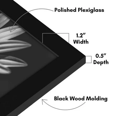 Americanflat 19x26 Picture Frame - Black Picture Frame - Wide Photo Frames Made Of Engineered Wood - Epic Collection - Black 4 Americanflat 19x26 Picture Frame - Black Picture Frame - Wide Photo Frames Made Of Engineered Wood - Epic Collection - Black - Image 2