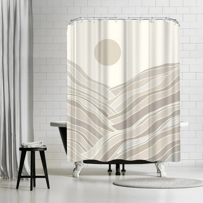 Americanflat 71" X 74" Shower Curtain Neutral Styles By Modern Tropical 12 Americanflat 71" X 74" Shower Curtain Neutral Styles By Modern Tropical - Image 10