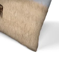 Colorado Meadow With A Deer By Tanya Shumkina Throw Pillow - Americanflat