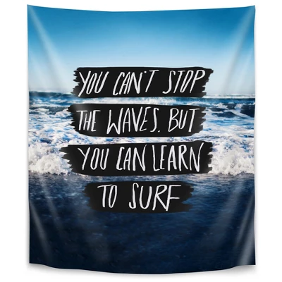 Americanflat Learn To Surf By Leah Flores Wall Tapestry 6 Americanflat Learn To Surf By Leah Flores Wall Tapestry - Image 4