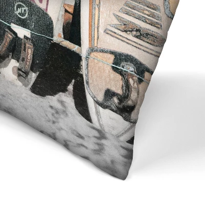 Hawaii Surfboard By Tanya Shumkina Throw Pillow - Americanflat 3 Hawaii Surfboard By Tanya Shumkina Throw Pillow - Americanflat