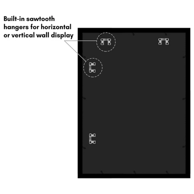 Americanflat 19x26 Picture Frame - Black Picture Frame - Wide Photo Frames Made Of Engineered Wood - Epic Collection - Black 7 Americanflat 19x26 Picture Frame - Black Picture Frame - Wide Photo Frames Made Of Engineered Wood - Epic Collection - Black - Image 5