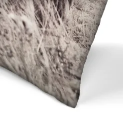 Highland Cow On The Autumn Field With Hay By Tanya Shumkina Throw Pillow - Americanflat