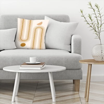 Americanflat Rainbows With Sun And Moon Throw Pillow By Tetyana Karankovska 4 Americanflat Rainbows With Sun And Moon Throw Pillow By Tetyana Karankovska - Image 2