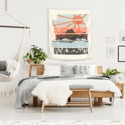 Morning By Bear River By NDTank Wall Tapestry -Americanflat 3 Morning By Bear River By NDTank Wall Tapestry -Americanflat