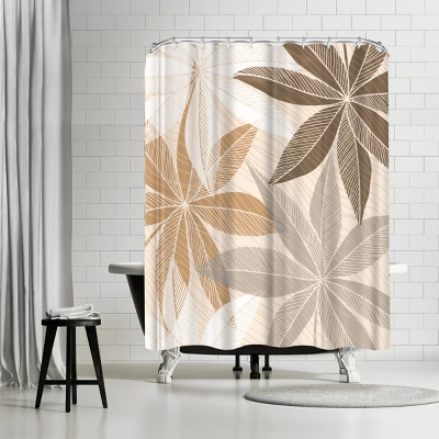 Americanflat 71" X 74" Shower Curtain Neutral Styles By Modern Tropical 8 Americanflat 71" X 74" Shower Curtain Neutral Styles By Modern Tropical - Image 6