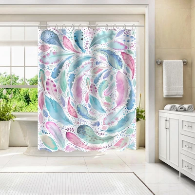 Americanflat 71" X 74" Shower Curtain By Victoria Nelson 3 Americanflat 71" X 74" Shower Curtain By Victoria Nelson