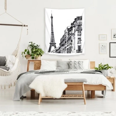 Americanflat Paris By Claudia Libenberg Wall Tapestry 3 Americanflat Paris By Claudia Libenberg Wall Tapestry